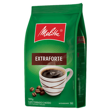 Melitta Café torrado e moído almofada extraforte 500g