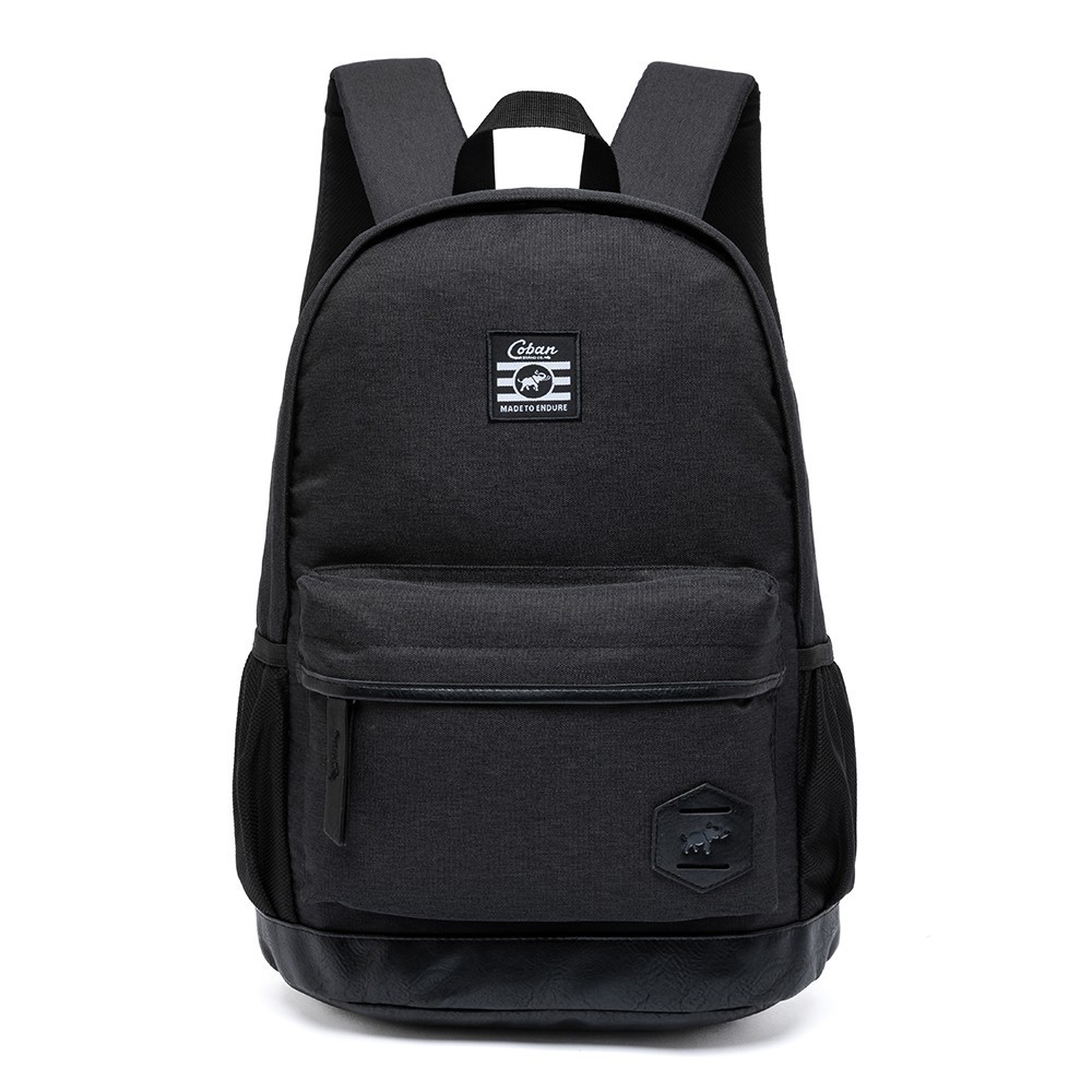 Mochila Masculina Preta Escolar Trabalho Resistente Grande Coban