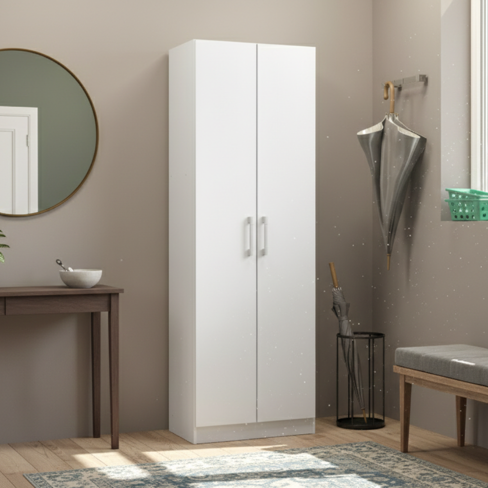 Armário Sapateira 2 Portas Branco Carraro