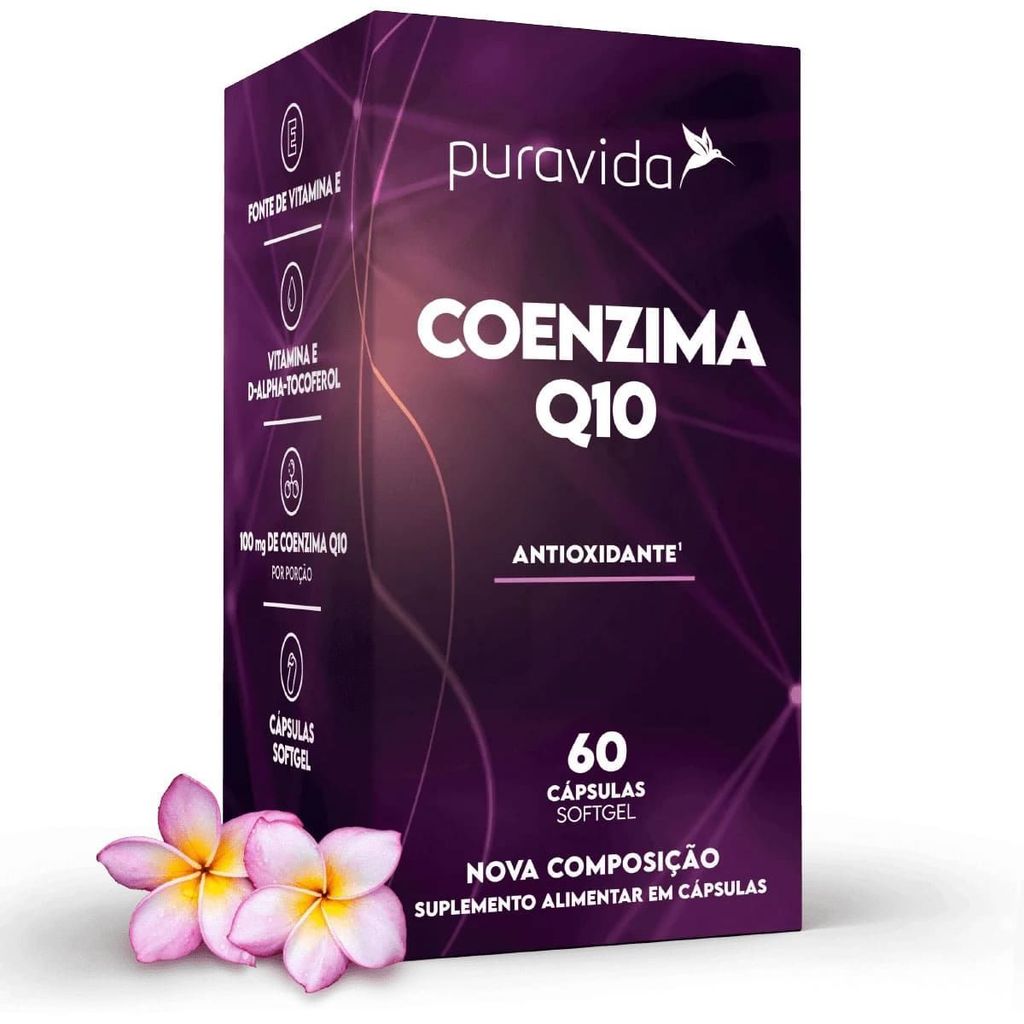 Coenzima Q10 - 60 Cápsulas - Puravida