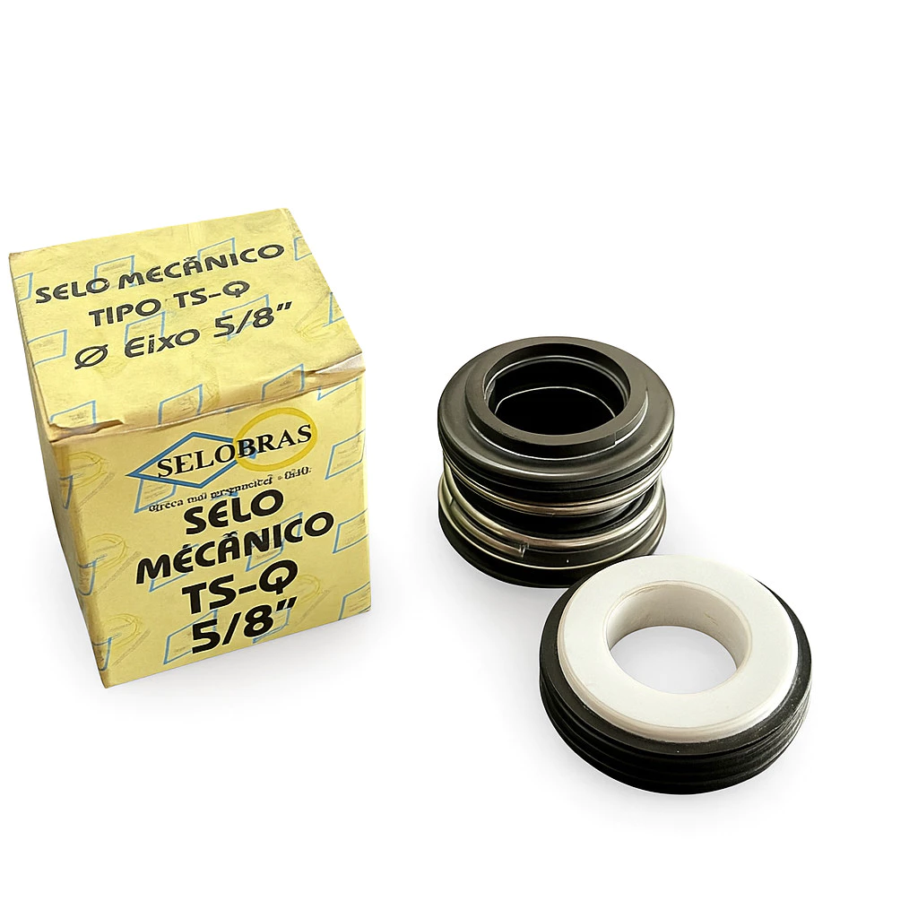 Selo Mecânico Tipo TS-Q Eixo 5/8 Marca Selobras MOLA CURTA