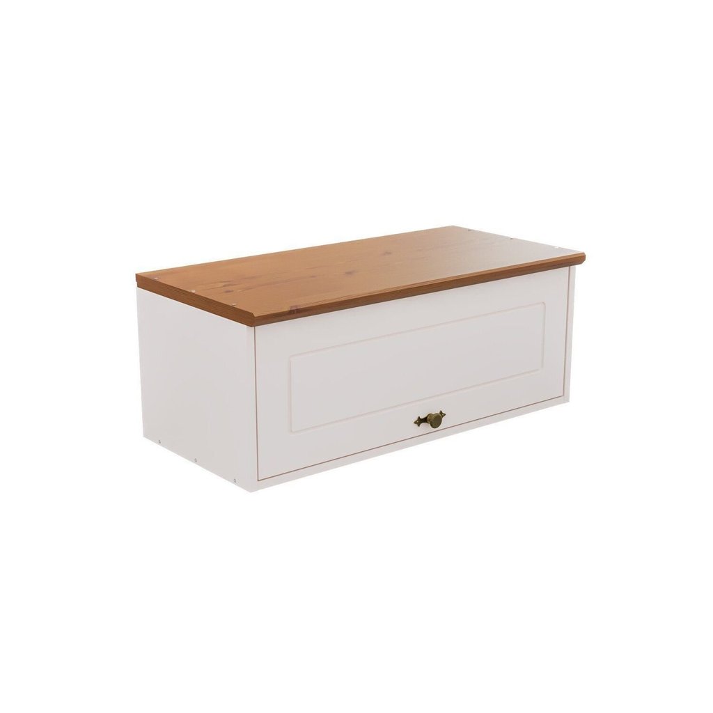 Aéreo para Cozinha Geladeira 1 Porta em MDF Joy Branco/Off White Branco