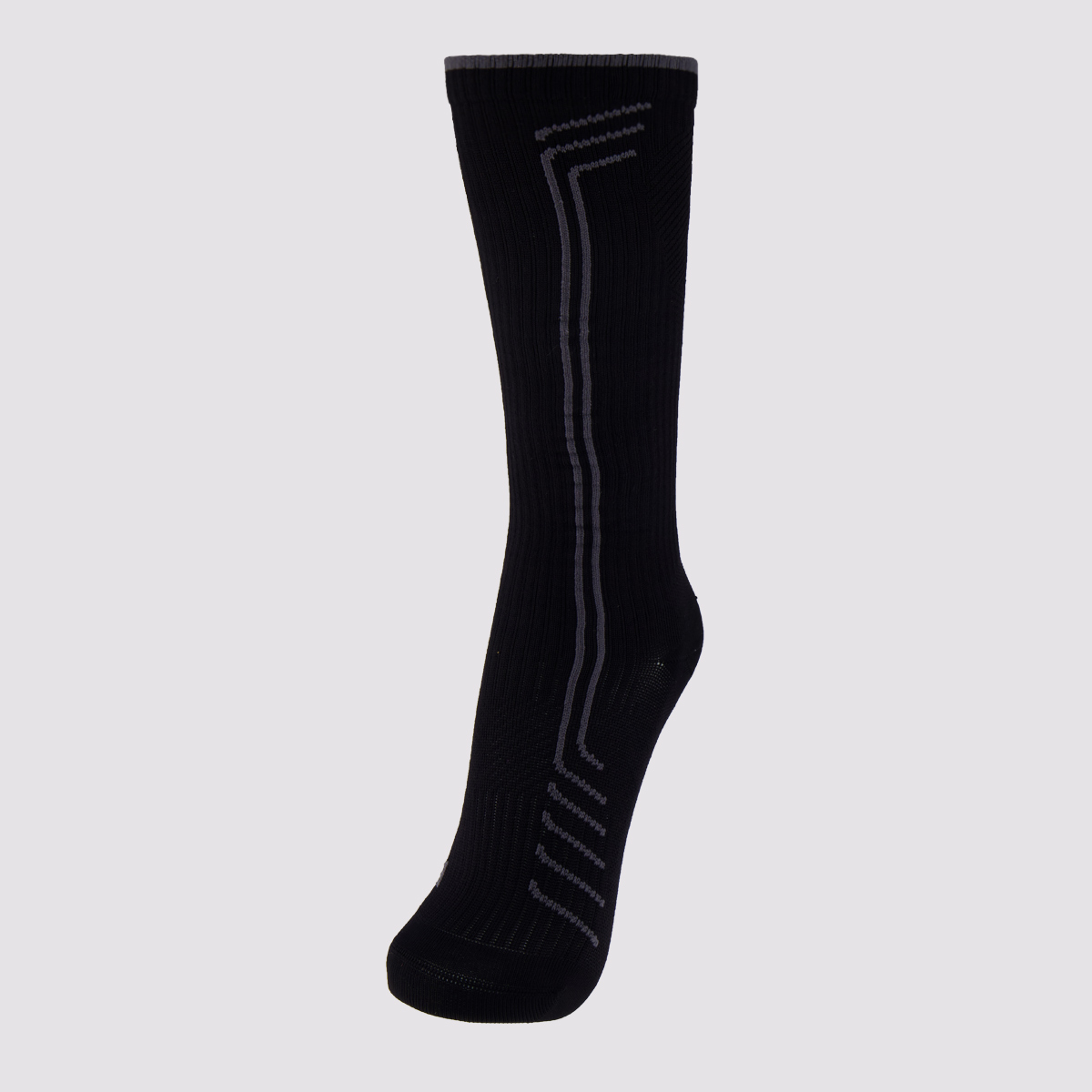 Meia Lupo Sport Roma Running Cano Longo Feminina Preta