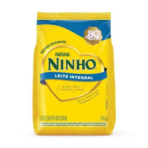 [Prime] Ninho, Leite Po Integral, Pacote 750g