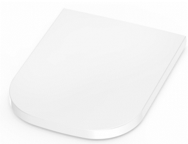 Assento Original Polipropileno Soft Close Elite Branco Celite