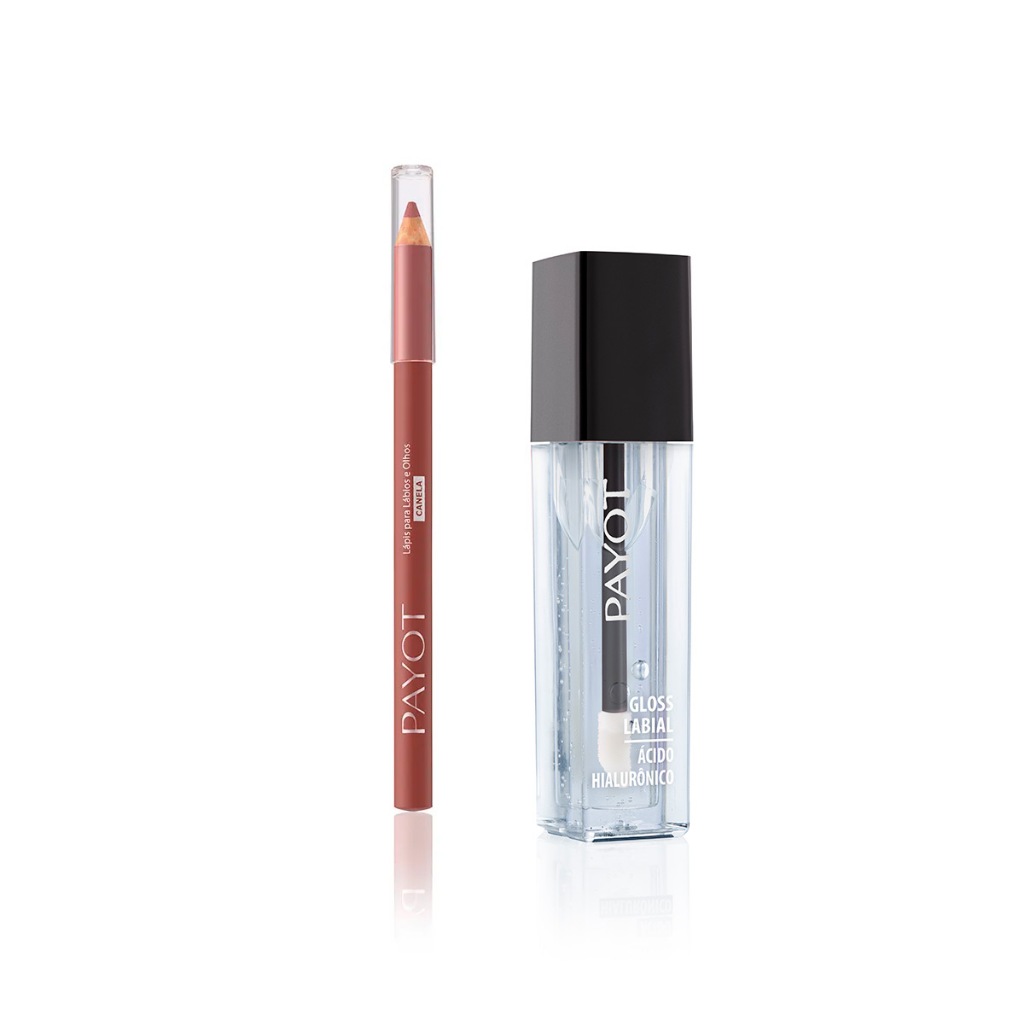 KIT LÁBIOS PAYOT - 3: Gloss BALI + Lápis CANELA