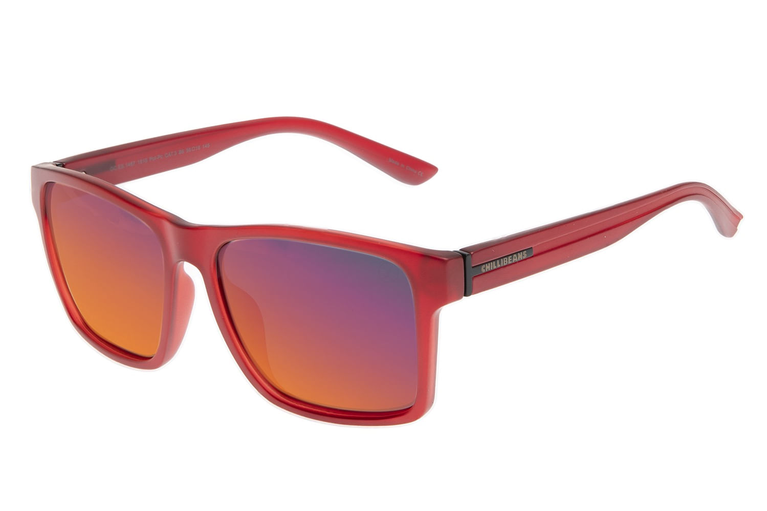 Óculos de Sol Masculino Chilli Beans New Sport Vermelho Polarizado OC.ES.1467.1616 M