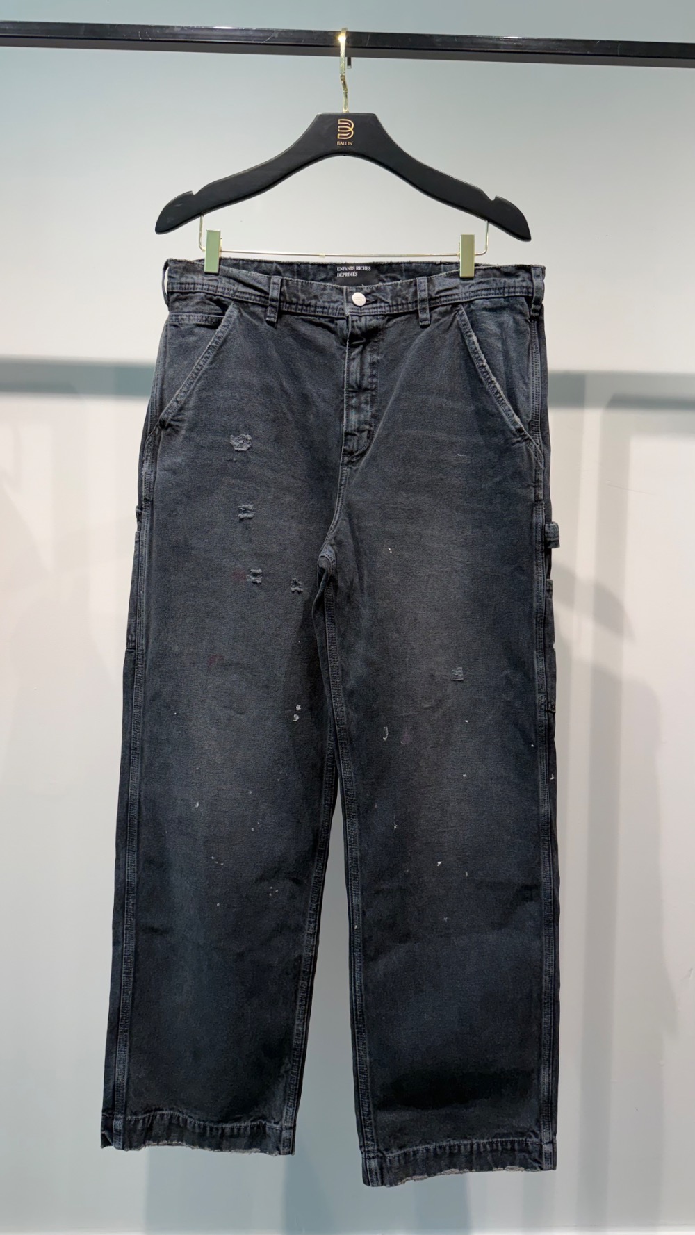 Calça Enfants Riches Deprimes Paint Carpenter Black — 44, Novo