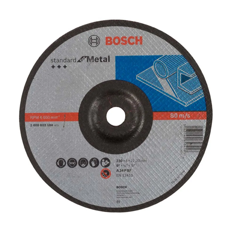 DISCO DESBASTE STD FOR METAL 230MM GR.24 BOSCH