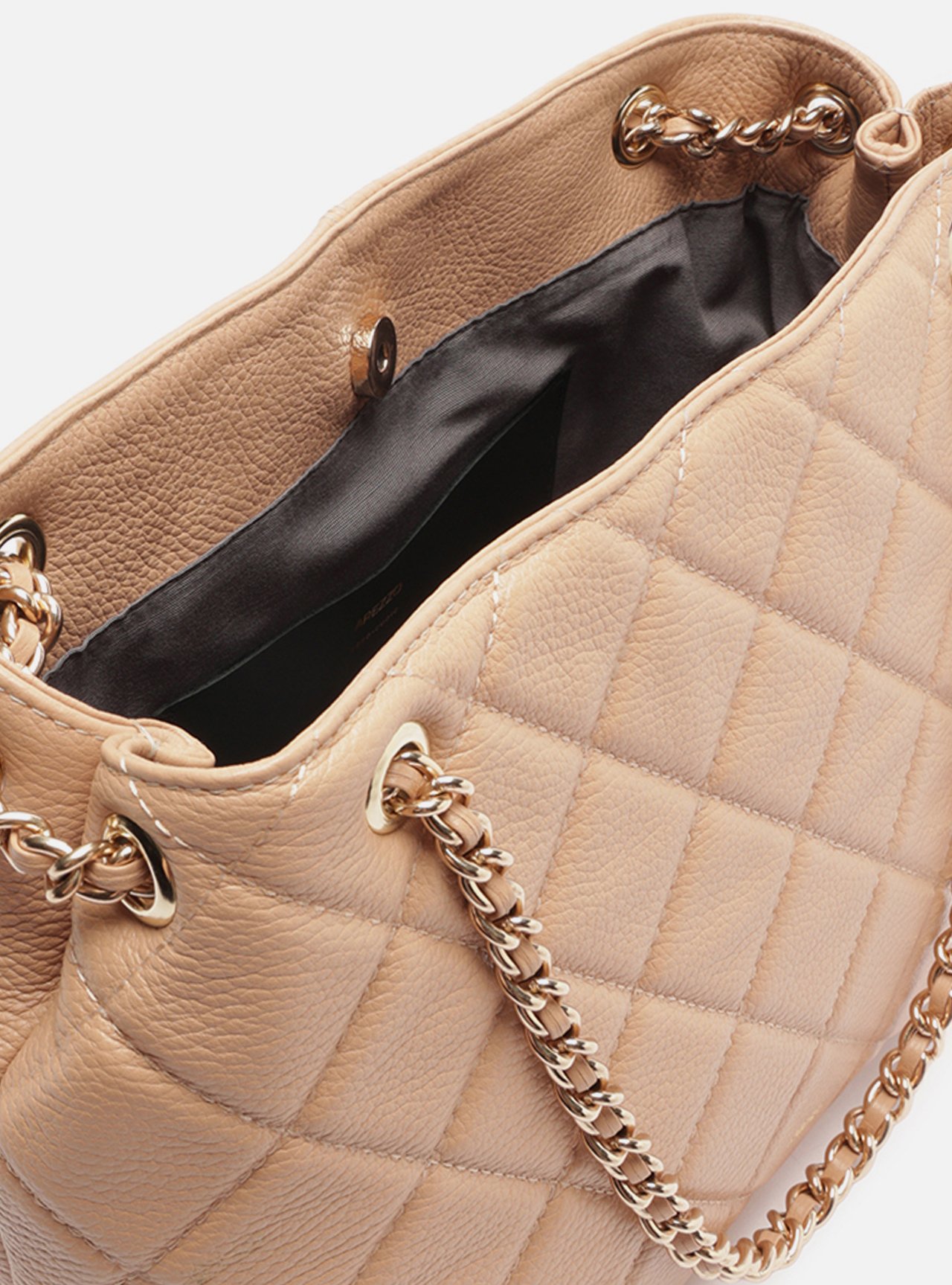 Foto 4 de Bolsa Tote Rosa Couro Matelassê Gab Média