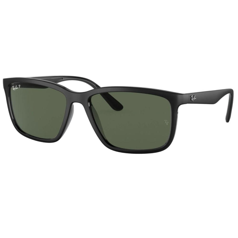 Óculos de Sol Ray-Ban, modelo RB4384L, cor Preto Fosco, tamanho 60