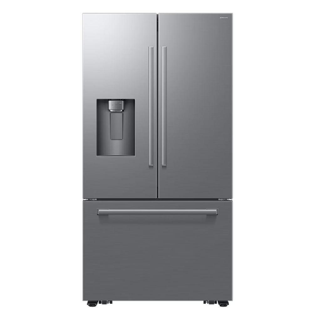 REFRIGERADOR SAMSUNG FRENCH DOOR 664L COM DISPENSER DE ÁGUA E GELO EM AÇO INOX 220V RF70H25HETBZ