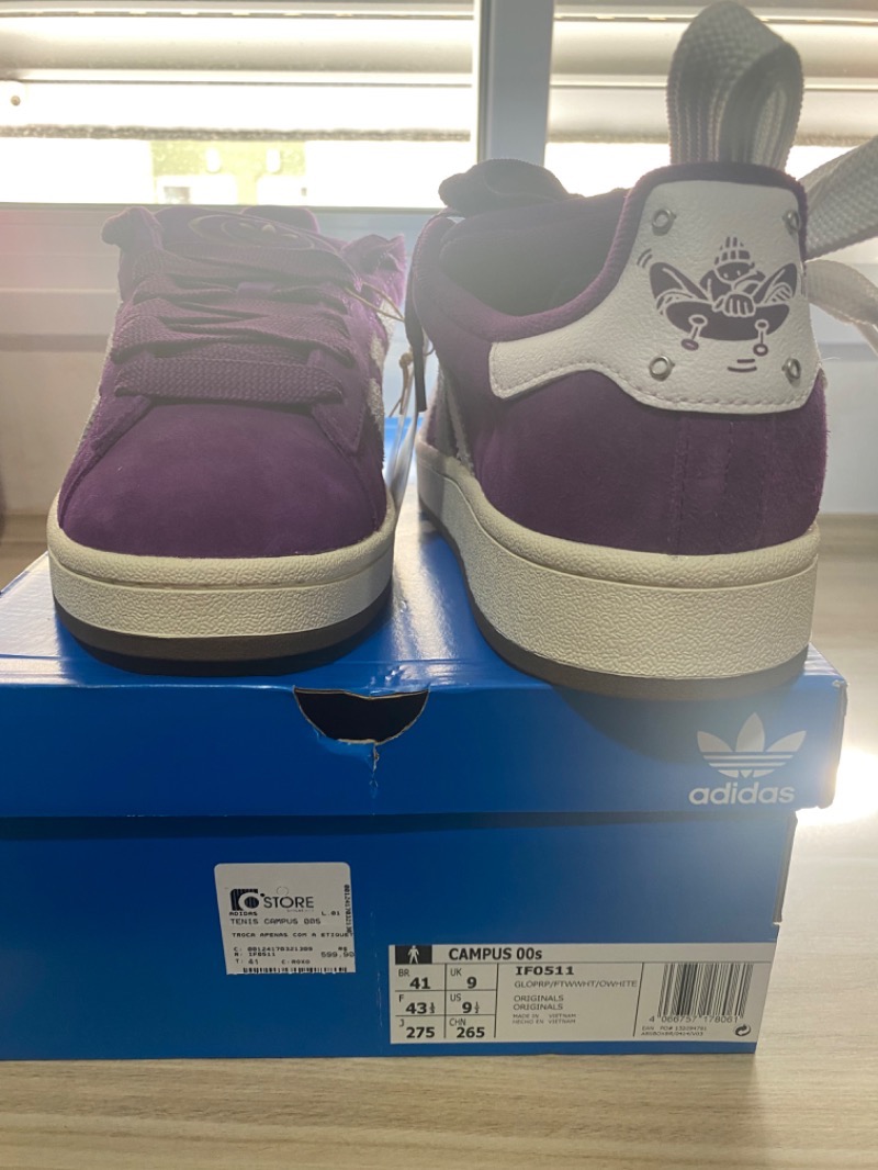 Foto 4 de adidas Campus 00s Purple White — 41, Novo