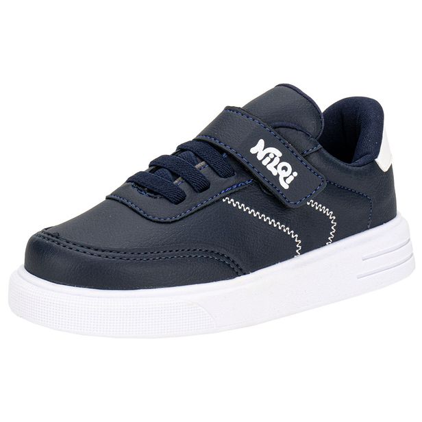 Tênis Infantil Masculino NilQi 2177 MARINHO 28