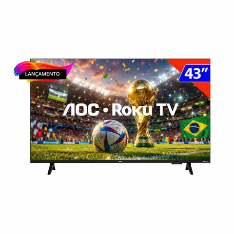 Tv Smart 43 Polegadas Aoc Roku Wi-fi
