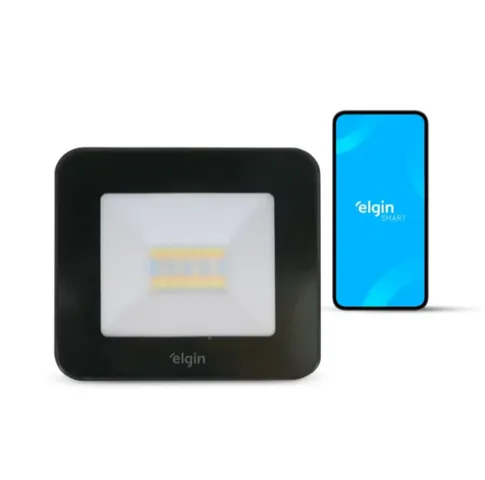 Refletor Projetor Elgin LED Inteligente 20w RGBW