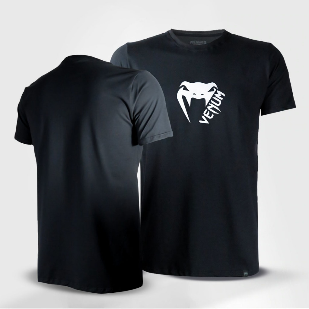 Camiseta Masculina Venum Basic Light Preto