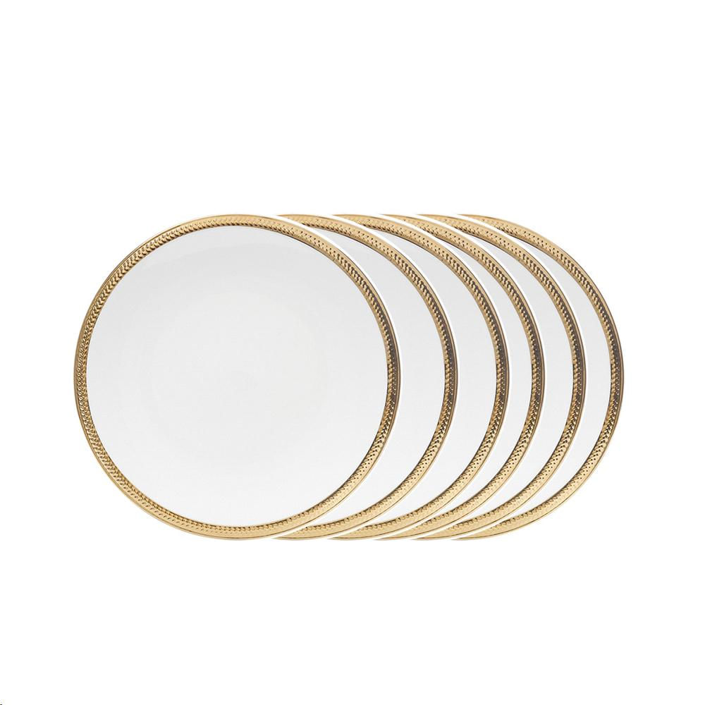 Jogo de pratos para sobremesa em porcelana Wolff Paddy 19cm 6 peças