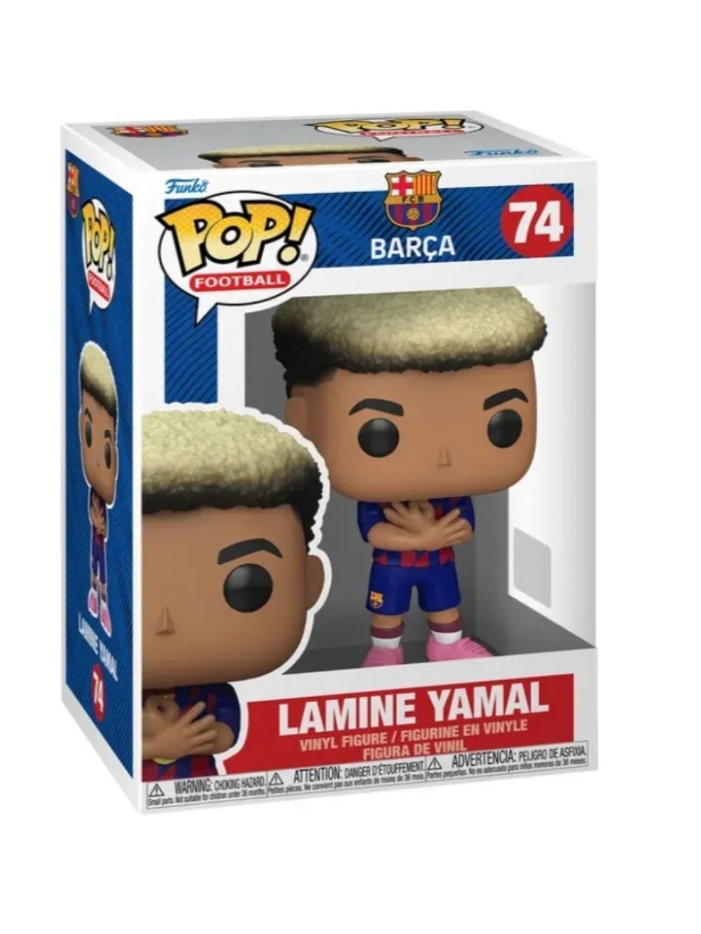 Funko Pop! Football Futebol Barça Barcelona Lamine Yamal #74 — POP, Novo