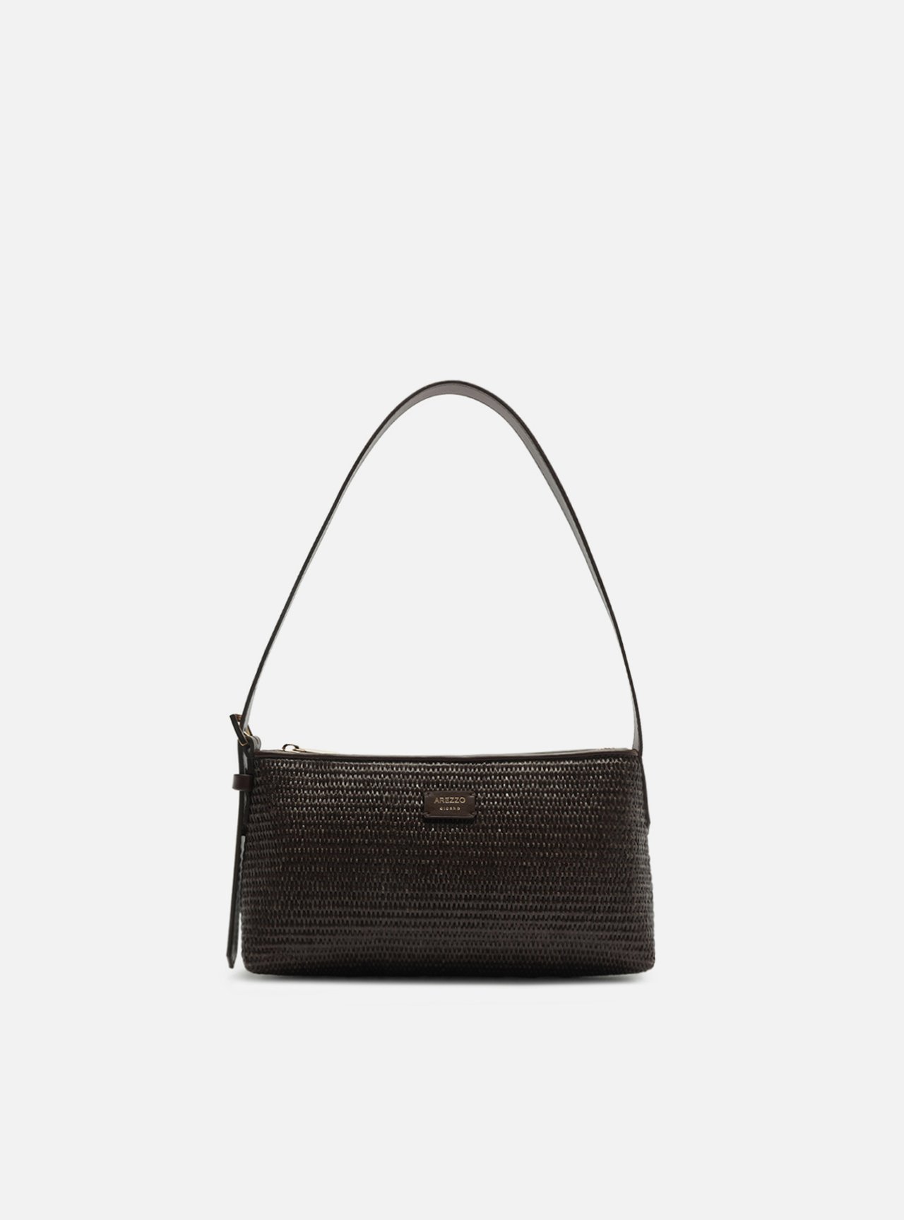 Bolsa Shoulder Marrom Pequena Trama
