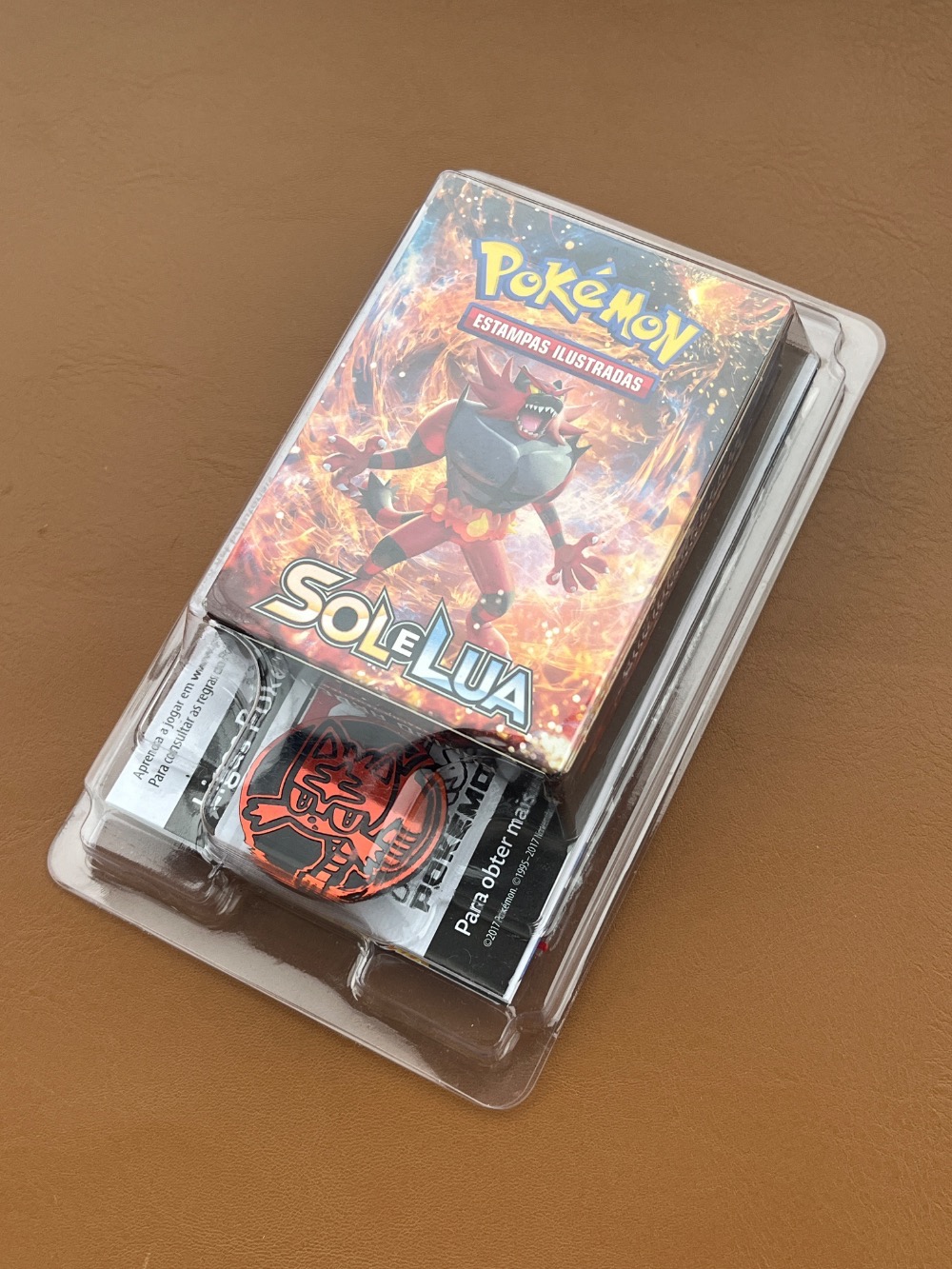 Deck de Cards Sol e Lua (Rugido Ardente) Pokémon TCG PT-BR — único, Usado