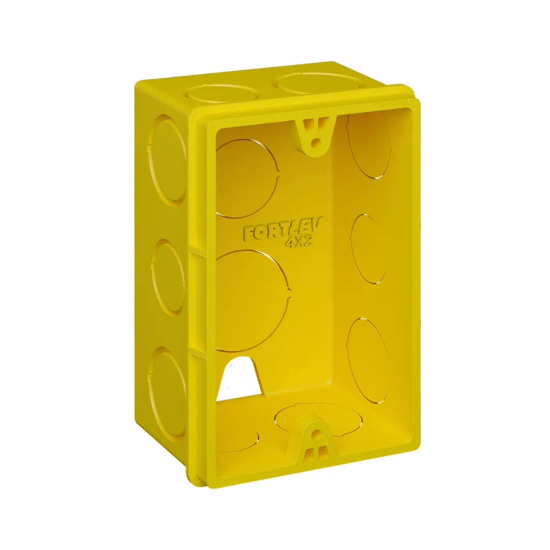 CAIXA DE LUZ DE EMBUTIR 4X2 PAREDE PLUZIE