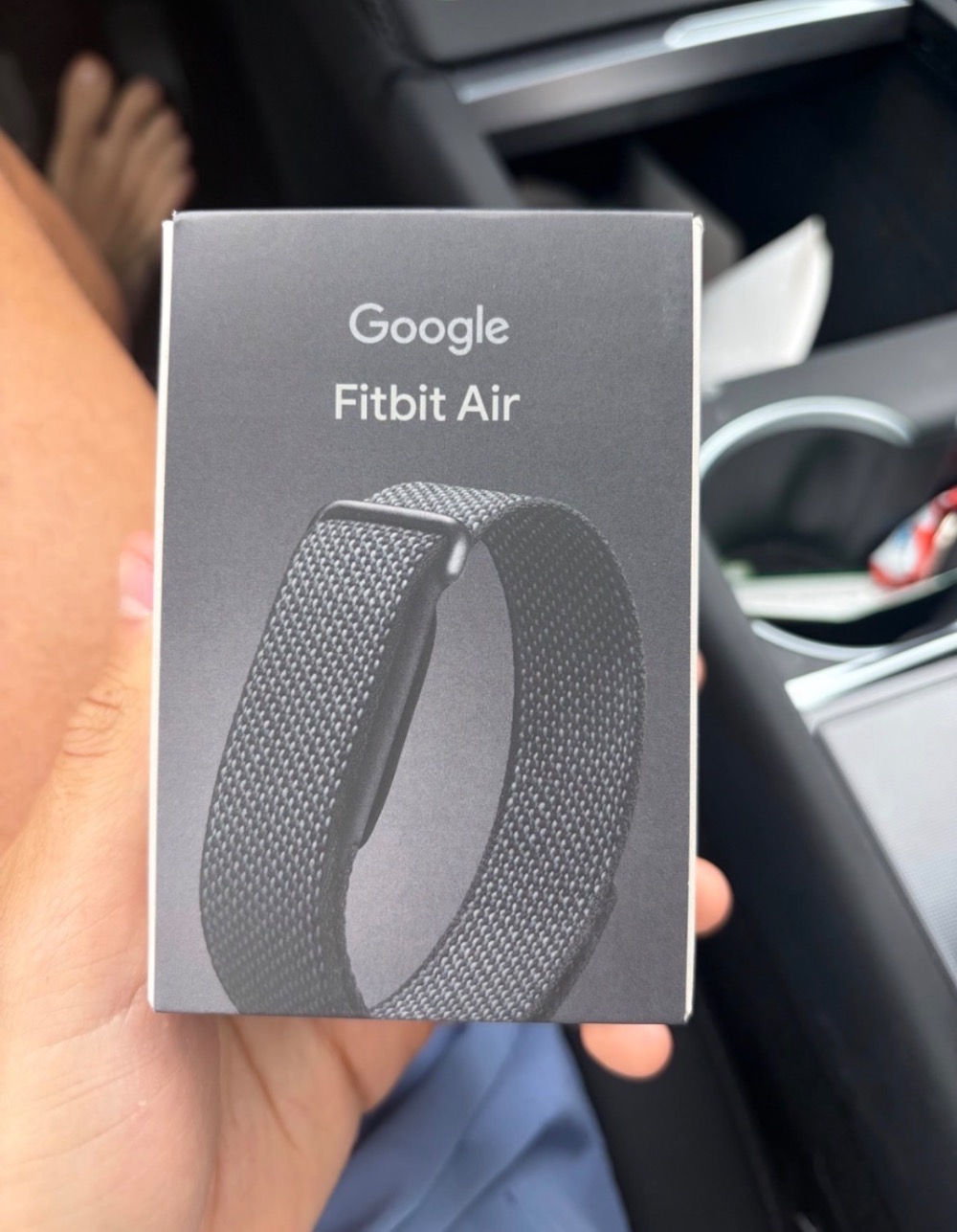 Relógio Google Fitbit Air Black — Único, Novo