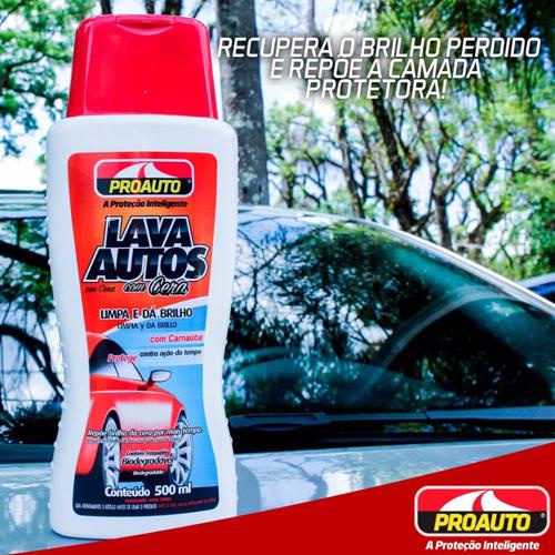 Foto 2 de Lava Autos Brilho com Cera 500 mL - Proauto