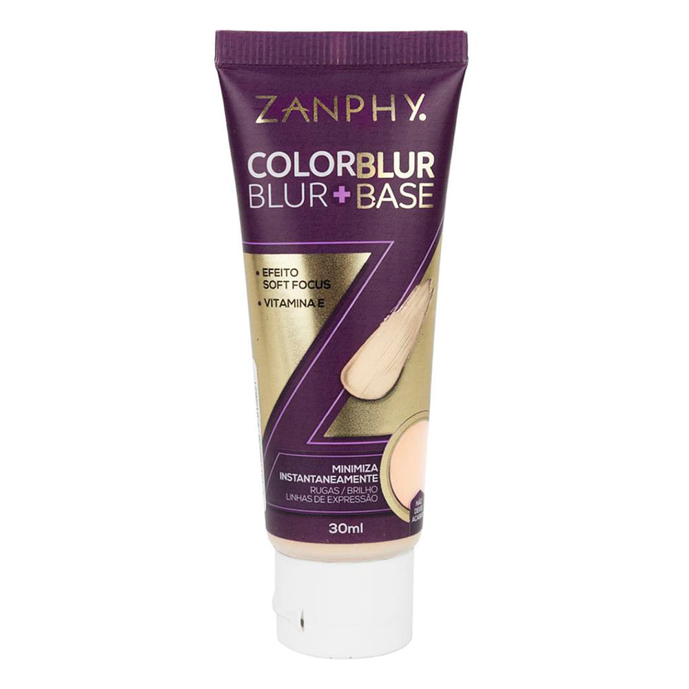 Base Facial Zanphy Color Blur Base e Blur — Bege Claro