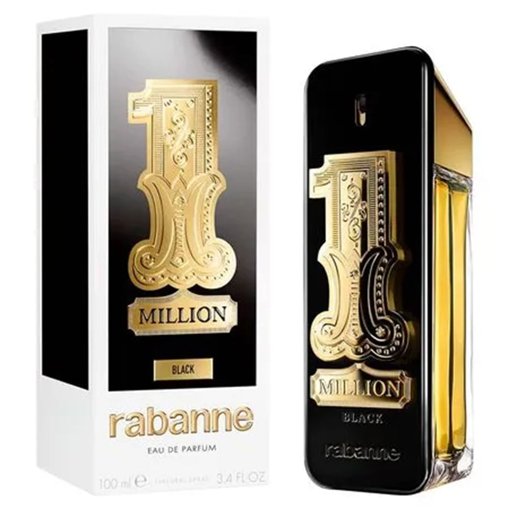 1 Million Black Elixir Rabanne Eau De Parfum Masculino — 1 Million Black Elixir Rabanne Eau De Parfum Masculino 100 ml