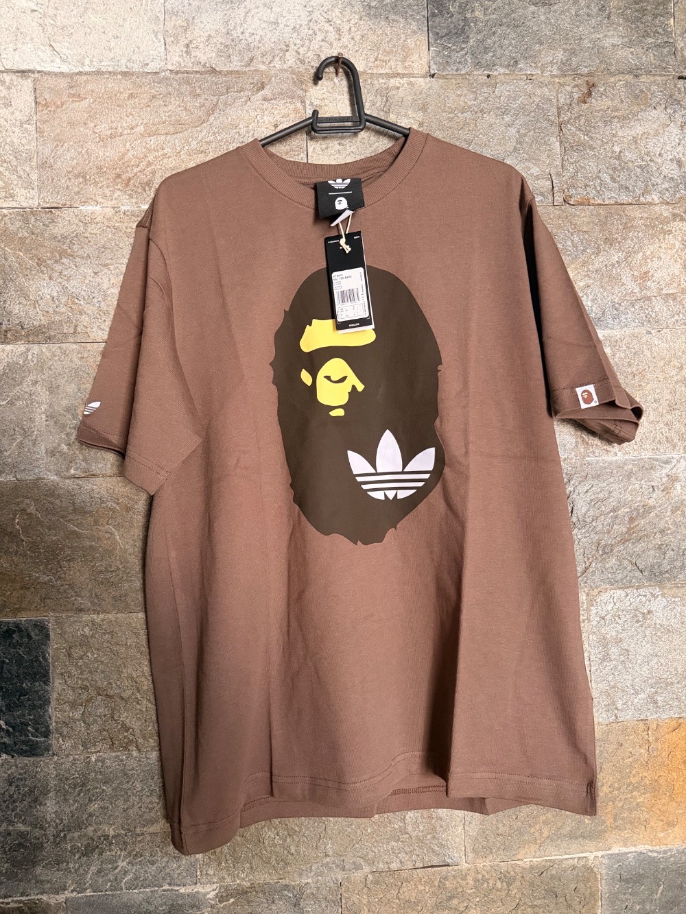BAPE x adidas Camiseta Jersey Earth Strata — M, Novo