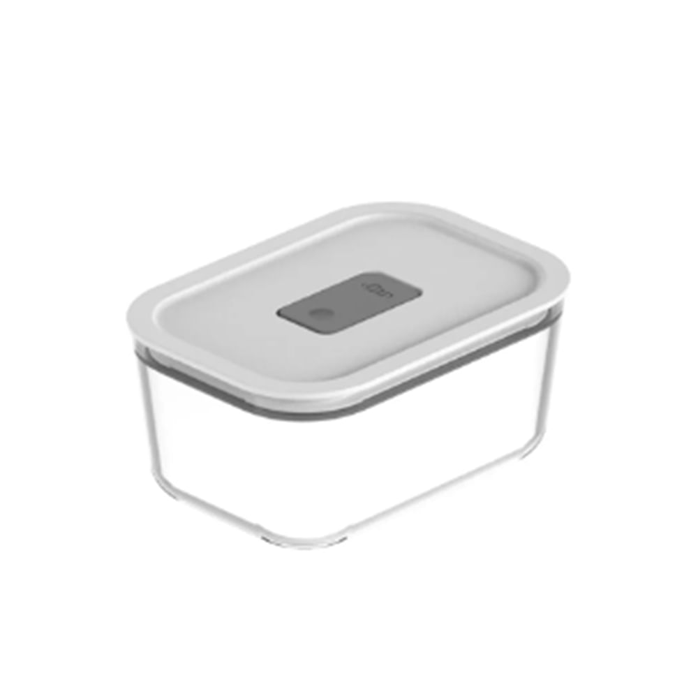 Pote Hermético Em Vidro Fresch Lok Branco 725Ml - Ou
