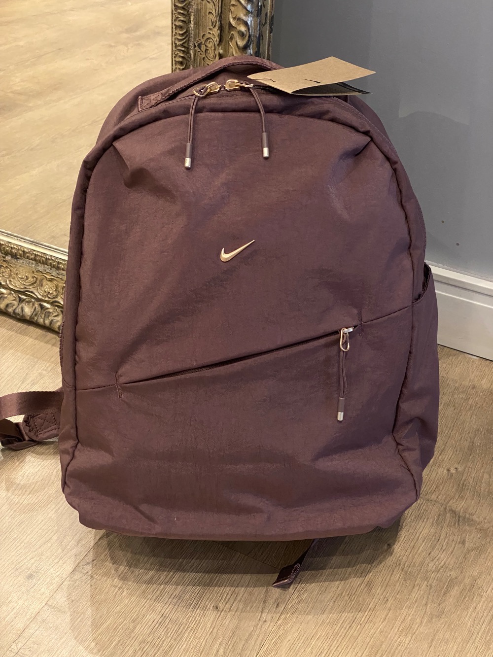 Mochila Nike Aura Tattoo Light Transparent Gold 24L — Único, Novo