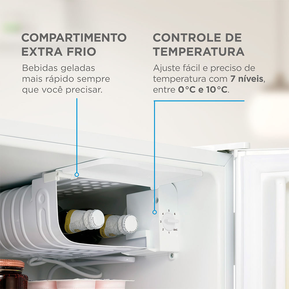 Foto 5 de Frigobar 45 Litros Inverter Bivolt Branco Branco / Bivolt