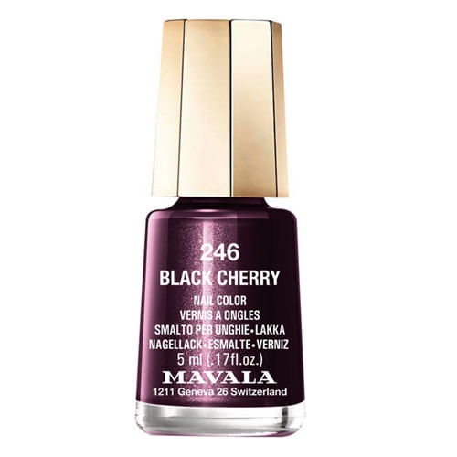 Esmalte Mavala Mini Color 5ml — 246 - Black Cherry