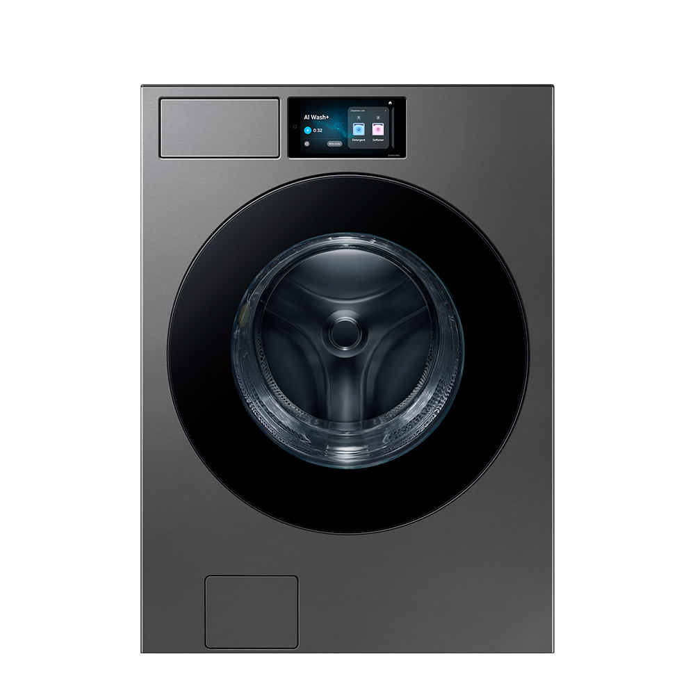 Lavadora de Roupas Samsung 20 Kg Bespoke AI Laundry Inox com 06 Programas de Lavagem - WF90F