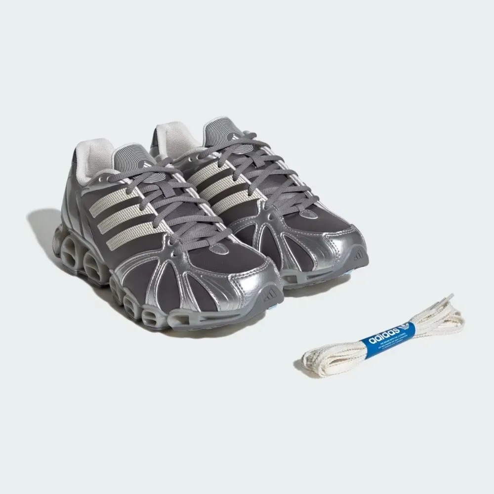 adidas Mega Ghostride Grey Three Core White Silver Metallic — 34 / 35 / 36 / 37 / 38 / 39, Novo