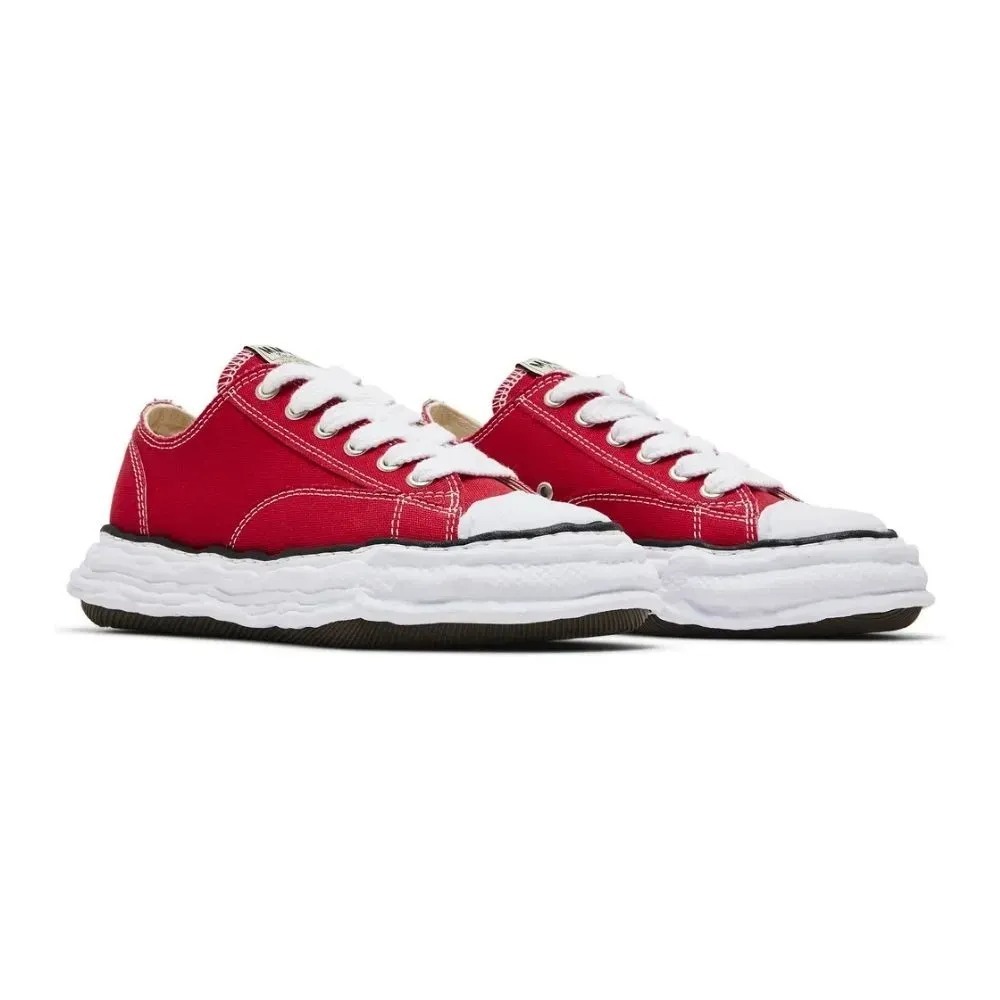 Maison Mihara Yasuhiro Peterson 23 OG Sole Canvas Low Red — 44, Novo