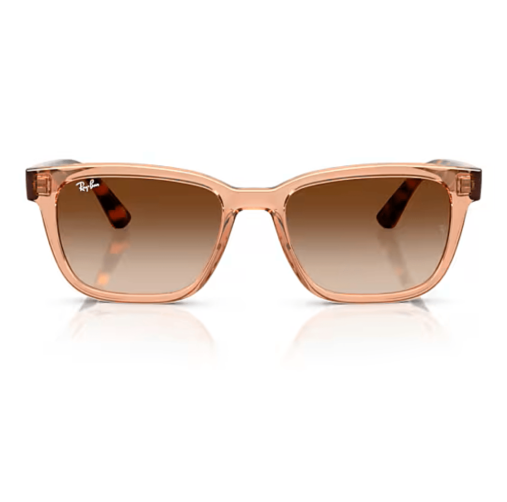 Foto 2 de Óculos de Sol Ray-Ban RB4448L Feminino Retangular Injetado Havana