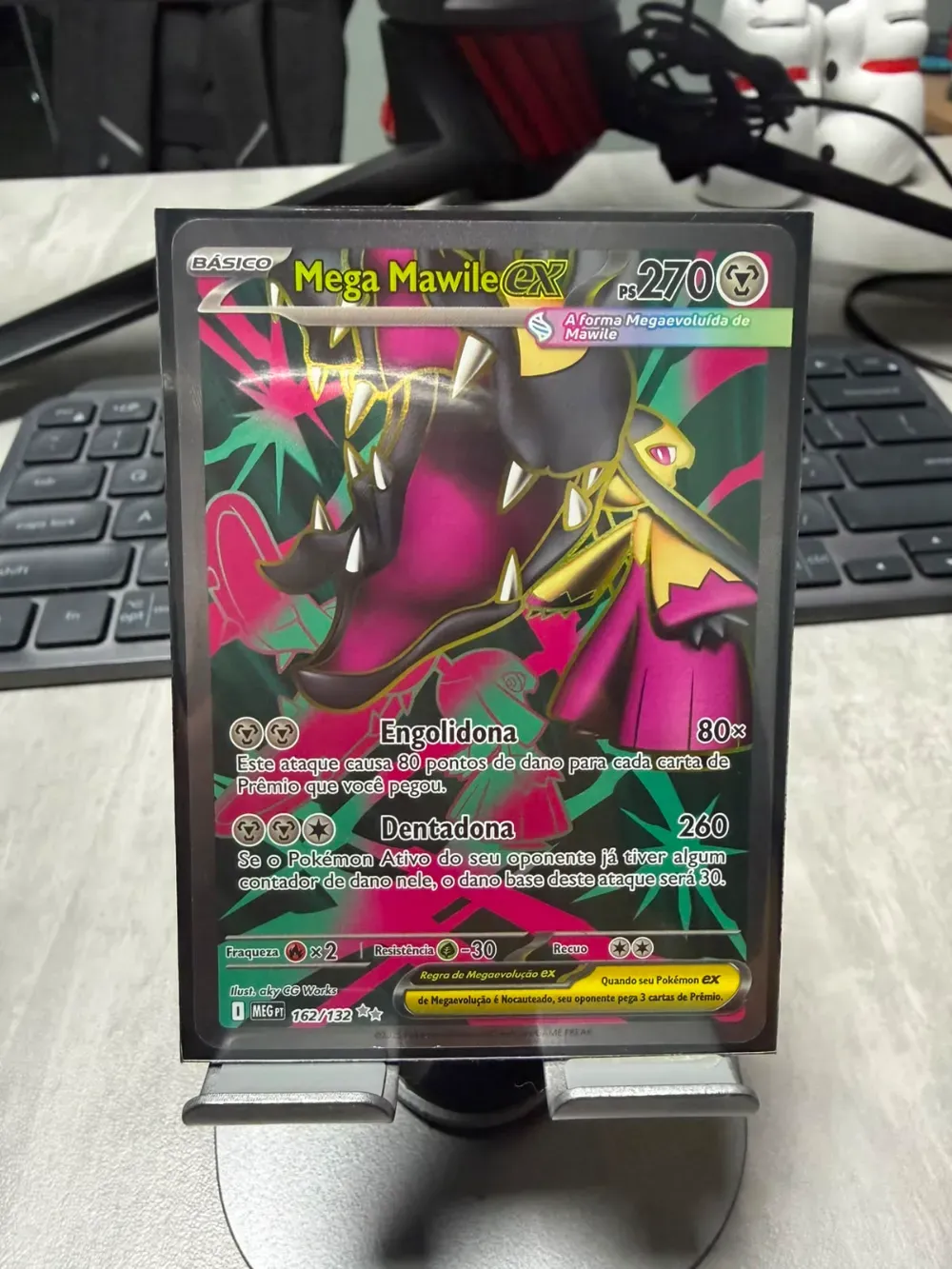 Mega Mawile ex (162/132) Megaevolução Pokémon TCG — Near Mint, Novo