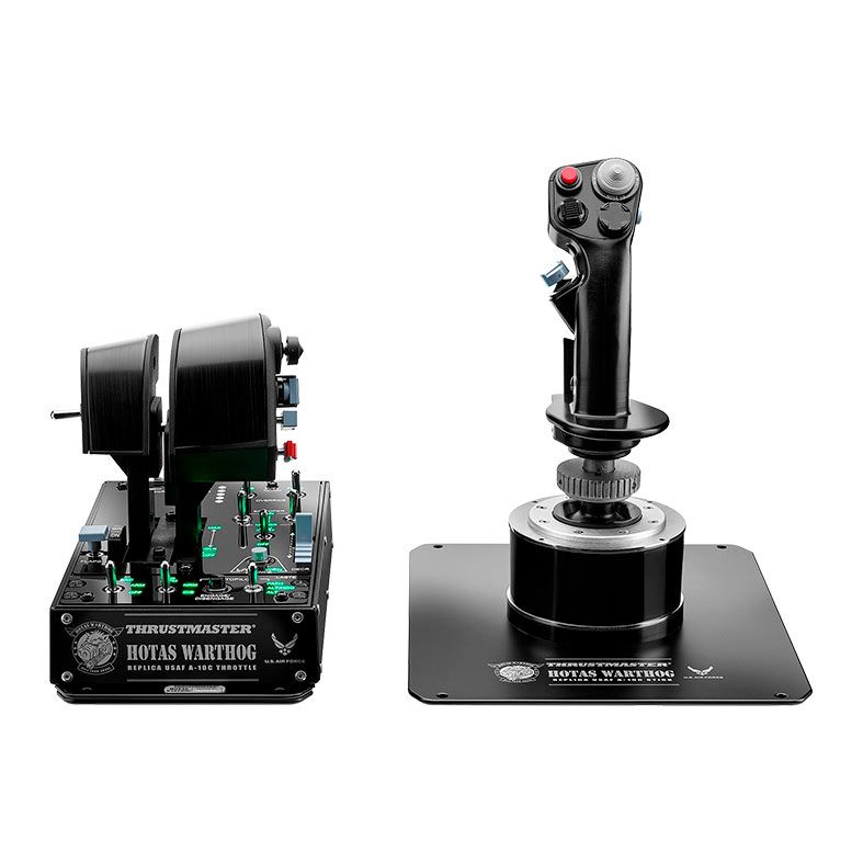 Foto 2 de Controle de Simulacao Com Manete e Stick Thrustmaster Hotas Warthog, Preto, HOTAS-WARTHOG