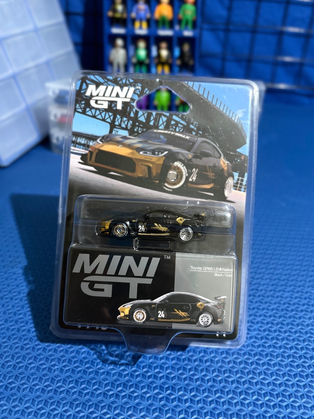 Mini Gt Toyota Gr86 Lbnation Black Gold #1149 — Único, Novo