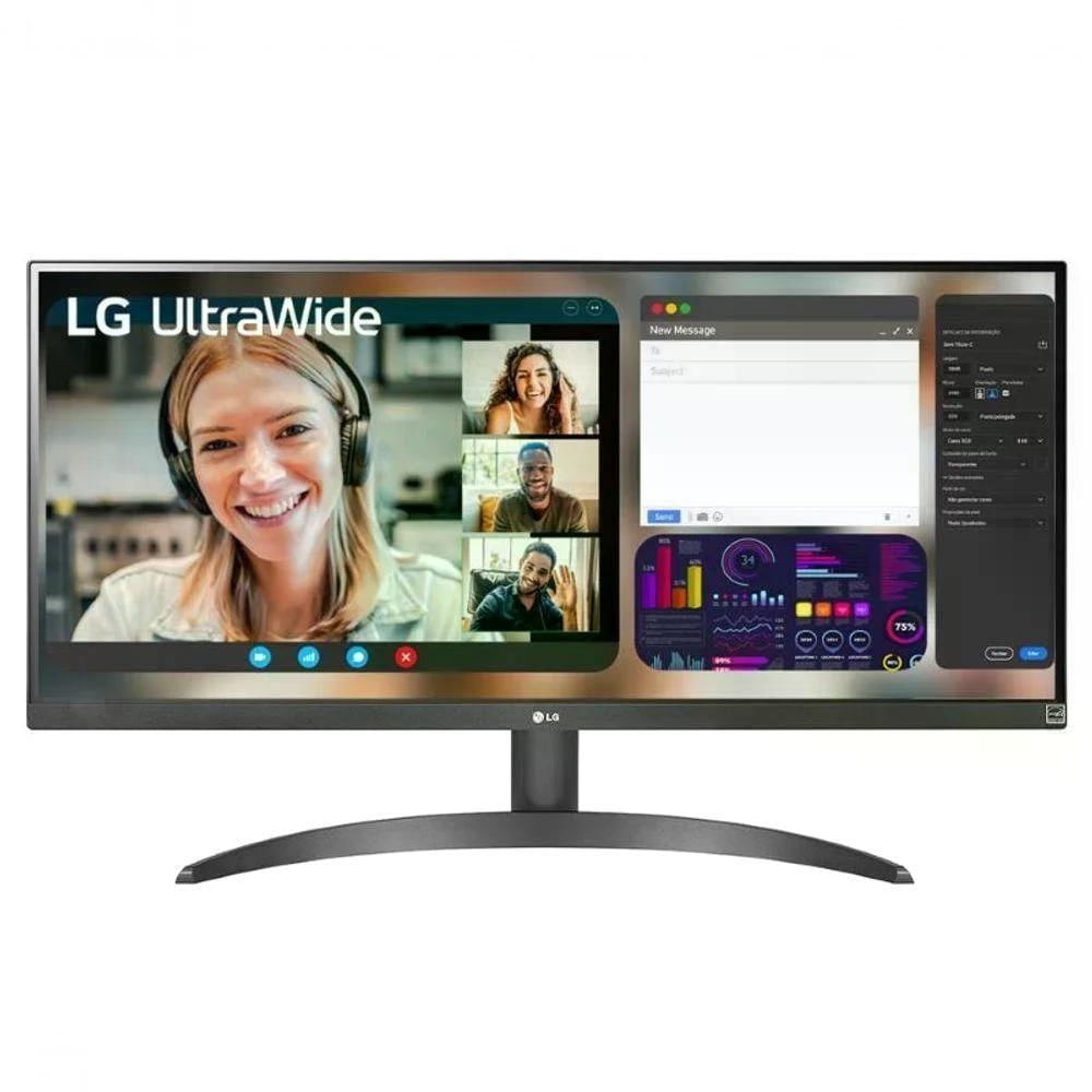 Monitor Ultrawide LG 29WQ500B 29'' Full HD IPS 100HZ LED Gamer HDR10 21:9 1ms