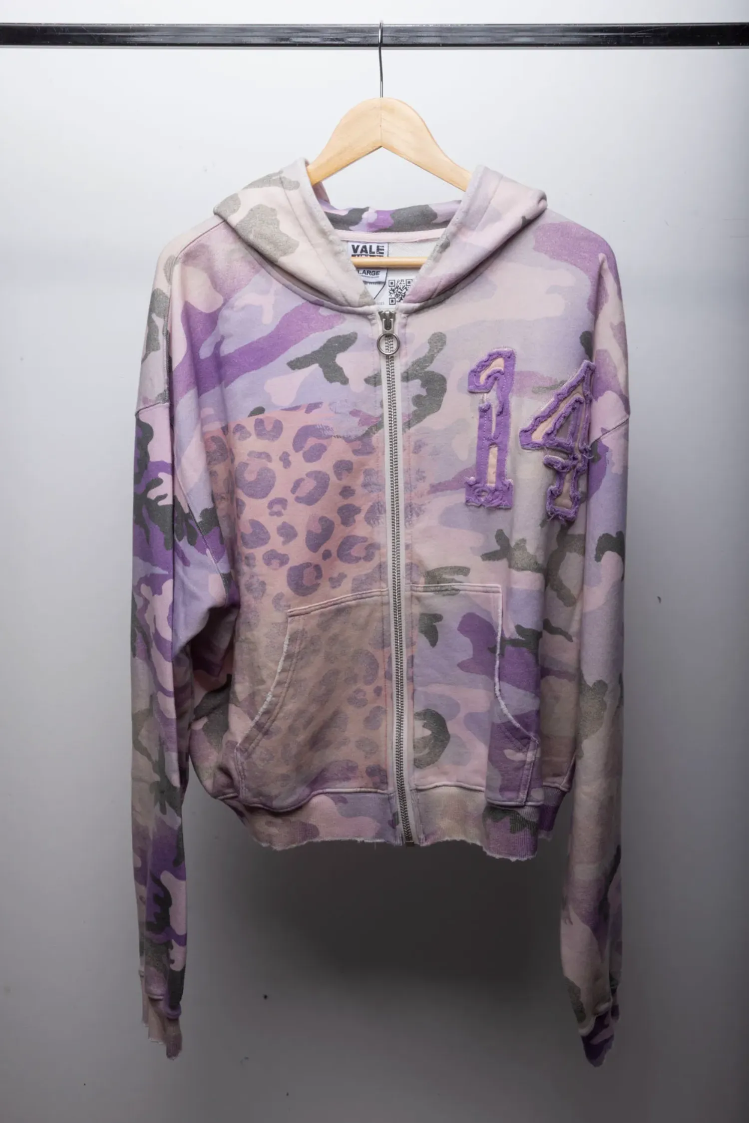 Moletom Vale Lives Forever Wayne Zip Up Purple — XG, Novo