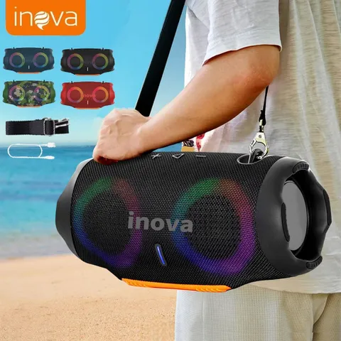 Inova caixa de som bluetooth tws Luz RGB Xtreme 4