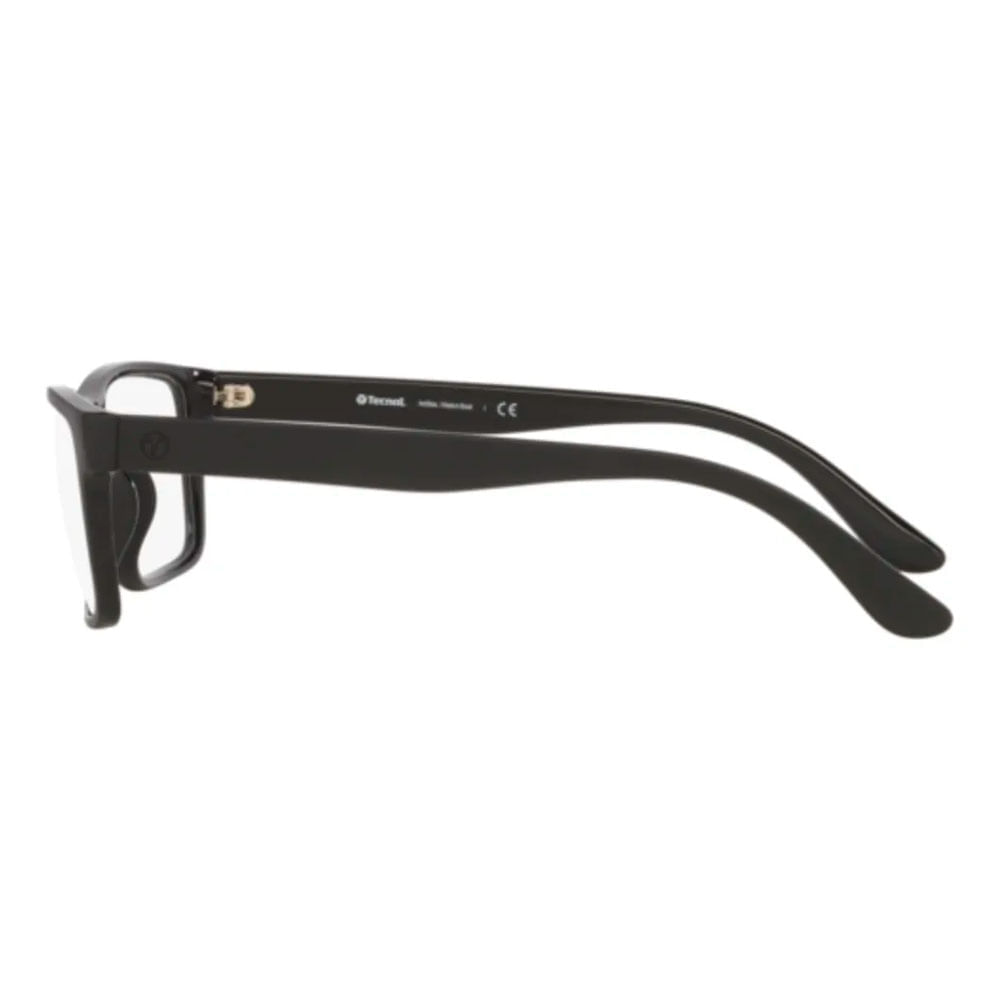 Foto 3 de Armação de Óculos de Grau Masculino Tecnol Retangular TN3095U Cor Preto