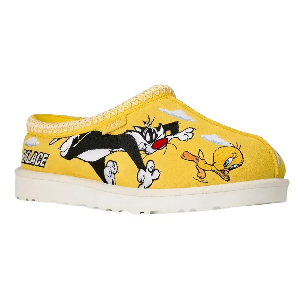 Looney Tunes x Palace x UGG Tasman Slipper Yellow — 35.5 / 37 / 39.5 / 40.5 / 42 / 43, Novo