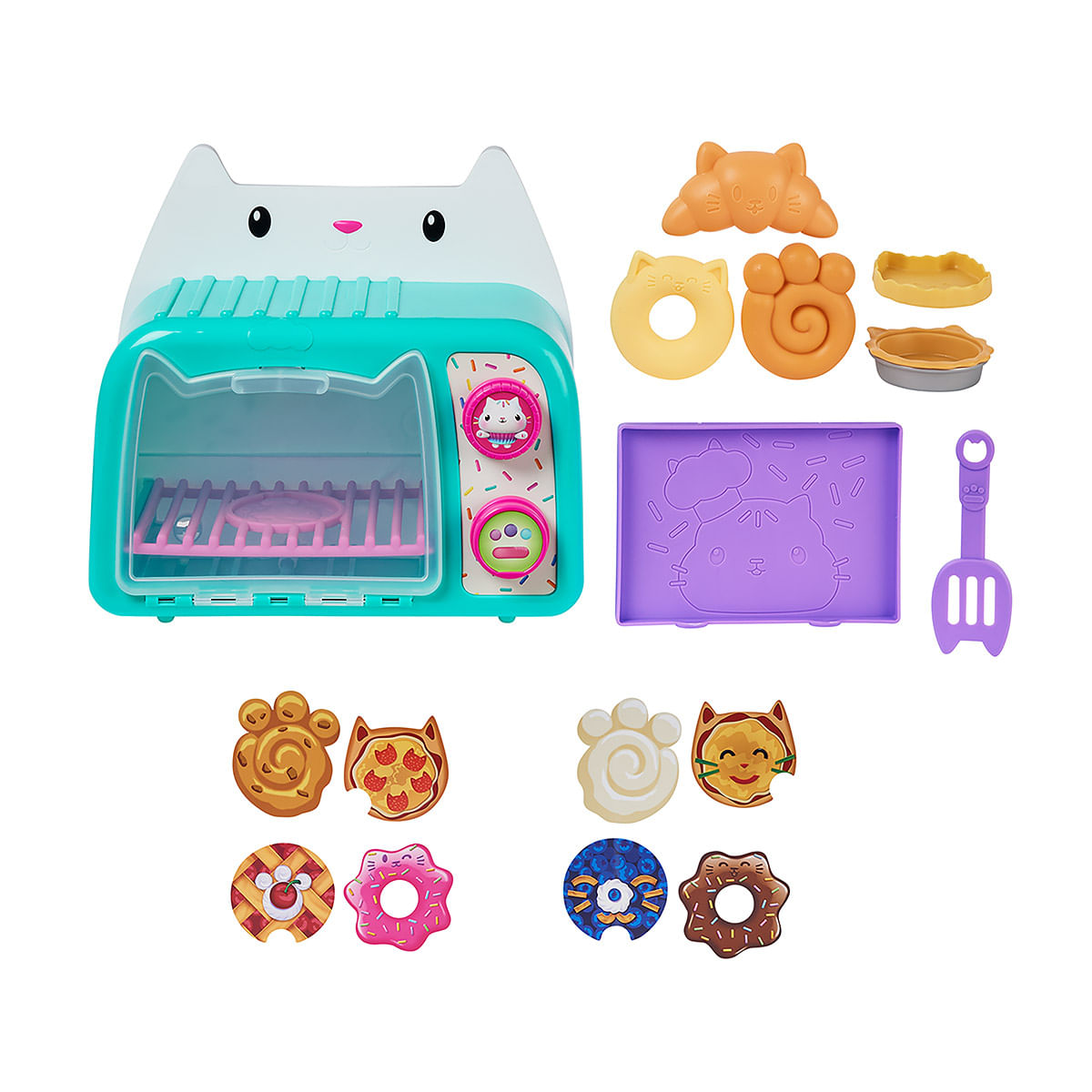 Foto 3 de Forninho Do Cakey Cat Com Luz E Som - Gabby'S Dollhouse