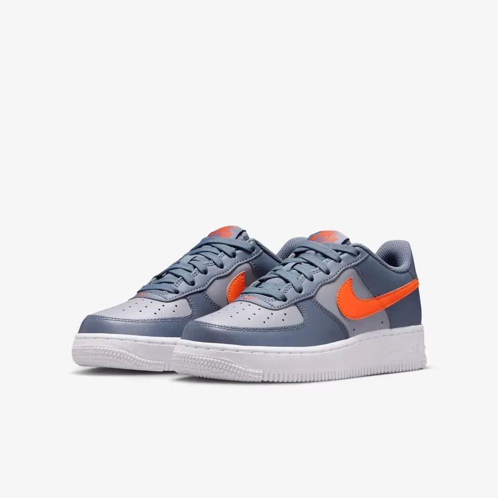 Nike Air Force 1 Low GS Cement Grey Light Carbon Orange — 34 / 35 / 35.5 / 36 / 37 / 37.5, Novo