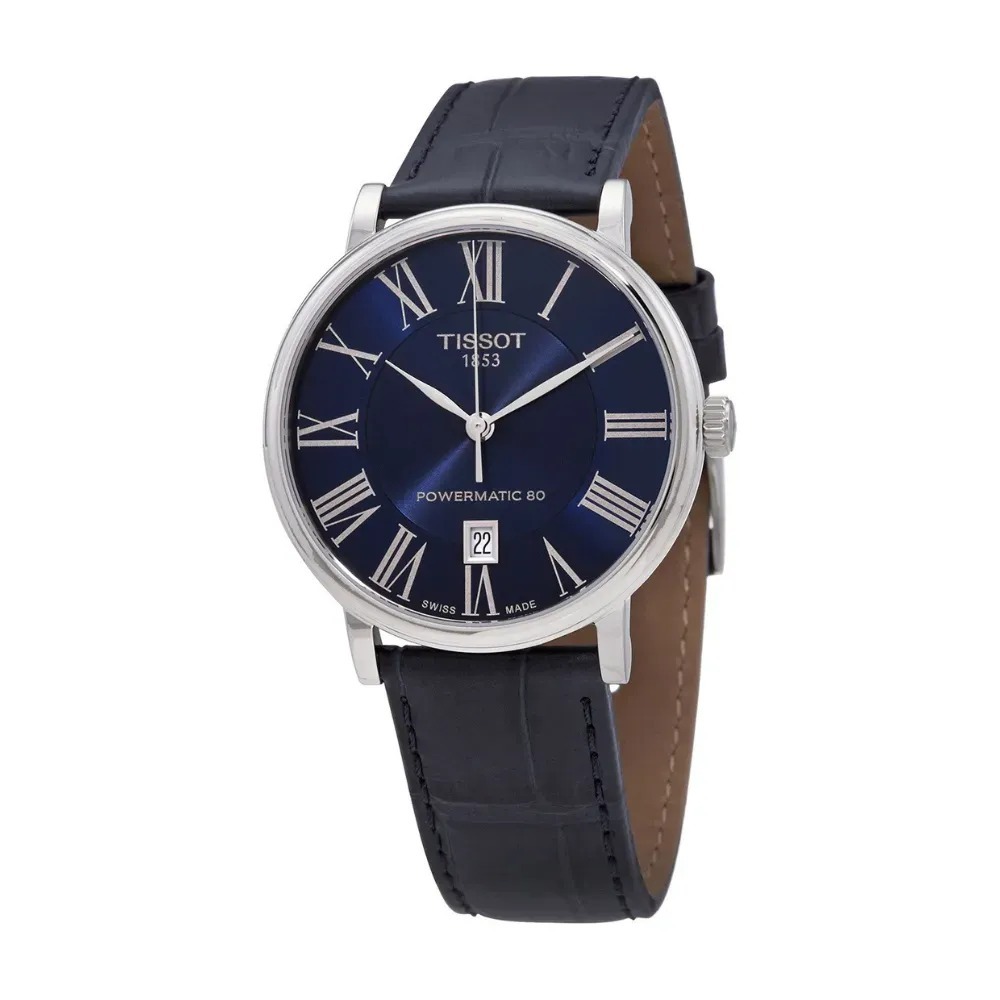 Relógio Tissot Carson Automatic Blue Dial 40 mm — Único, Novo